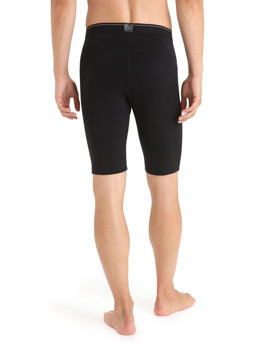 Base Layers Icebreaker Merino 200 Oasis Thermal Shorts Męskie Czarne | PL 1568ILHS